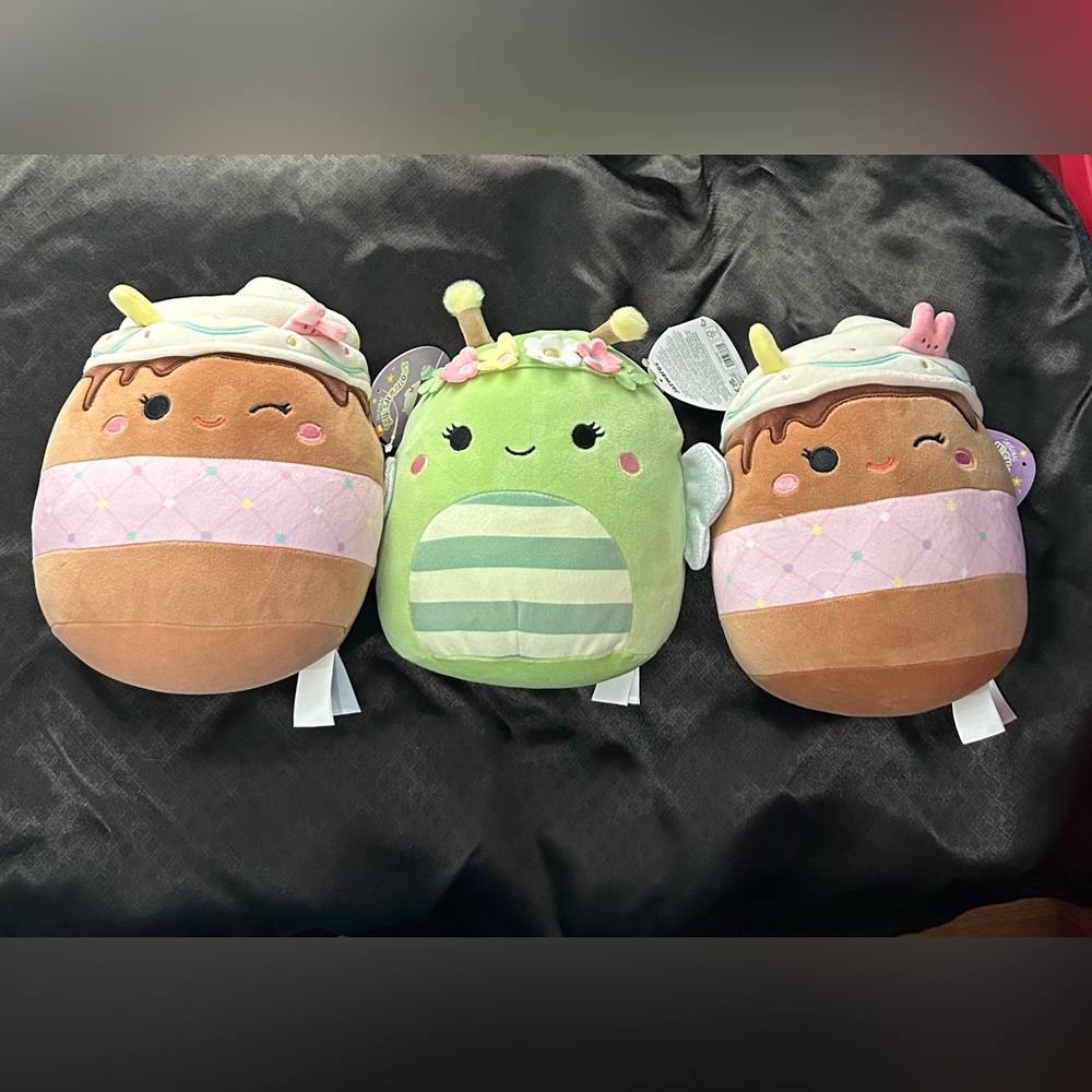 🐰 Original Squishmallow clips  New  all 3
